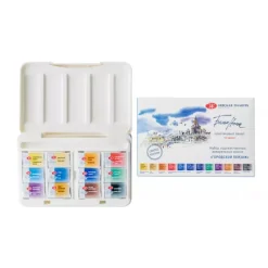 Caja de acuarelas 12 godets Urban Landscape White Nights