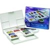 Caja de acuarelas 14 medias pastillas 1 pincel Cotman Winsor and Newton