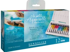 Caja de acuarelas 12 tubos Sennelier