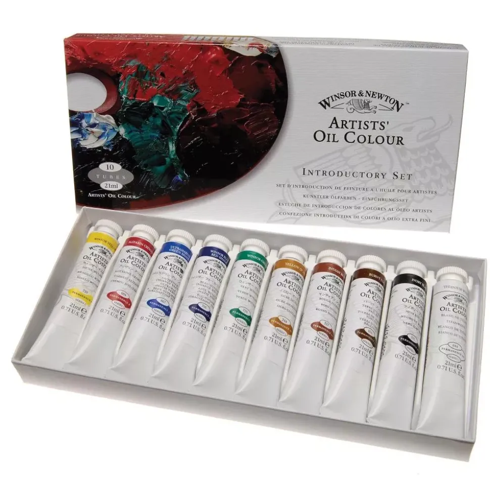Caja de iniciación 10 óleo Winsor & Newton 21ml