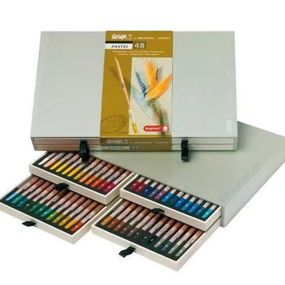 Caja de lujo de 48 Lápices Pastel Bruynzeel - Sakura
