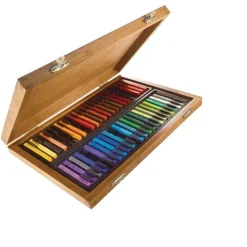 Caja de madera 48 Carrés de colores Conté à Paris
