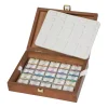 Caja de madera 24 godets de acuarela Schmincke