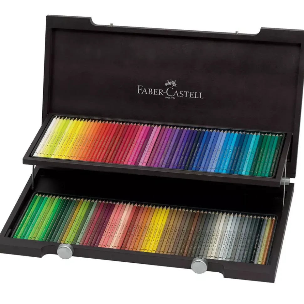Caja de Madera 120 Lápices Acuarelables Albrecht Dürer Faber-Castell