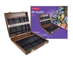 Caja de madera 48 lápices Studio Derwent