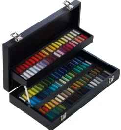 Caja de Madera 120 Medios Pasteles Sennelier