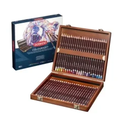 Caja de madera con 48 lápices Coloursoft Derwent