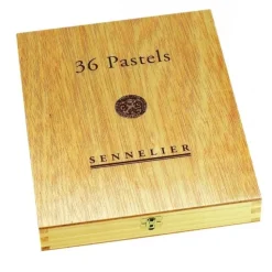 Caja de Madera de 36 Pasteles À L'Ecu Sennelier