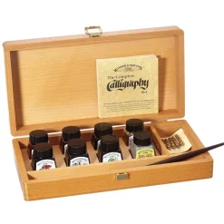 Caja de madera de caligrafía Winsor & Newton
