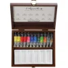 Caja de Madera de Lujo con 12 Tubos Aquarelle Extra Fine Sennelier
