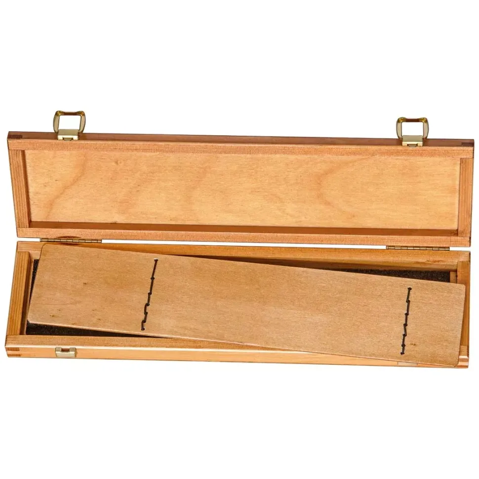 Caja de madera vacía pinceles largos Escoda