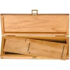 Caja de madera vacía pinceles cortos Escoda