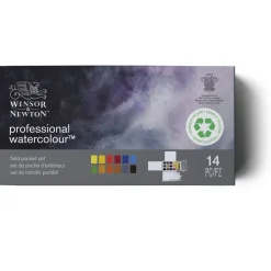 Caja de viaje acuarelas 12 medias pastillas Winsor and Newton