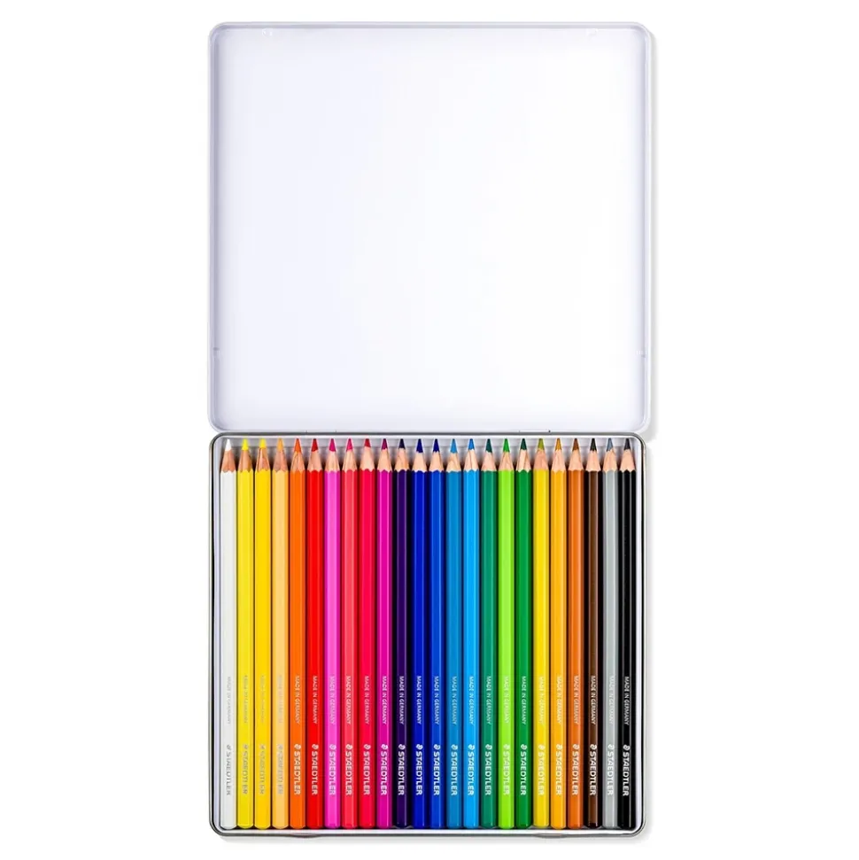 Caja metal 24 lápices de colores Design Journey 146C Staedtler