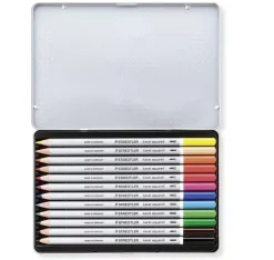 Caja metálica 12 lápices acuarelables Karat 125 Staedtler