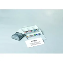 Caja Metálica 12 Acuarelas Profesionales Maimeri Blu