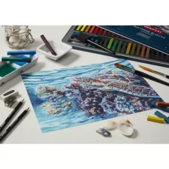 Caja metálica 72 barras Inktense Blocks Derwent