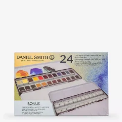 Caja metálica 24 godets Primarios y caja vacía Daniel Smith