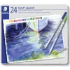 Caja metálica 24 lápices acuarelables Karat 125 Staedtler
