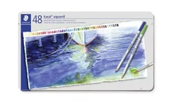 Caja metálica 48 lápices acuarelables Karat 125 Staedtler