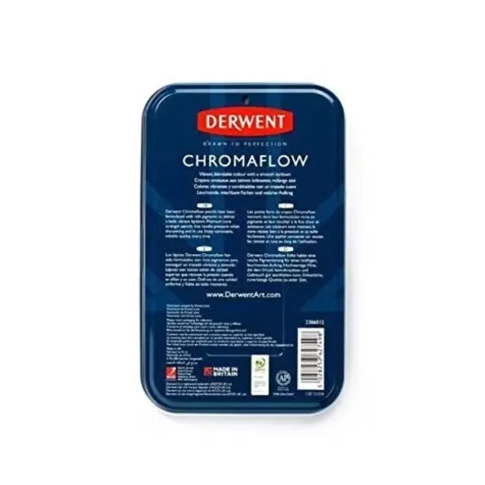 Caja metálica 36 lápices Chromaflow Derwent