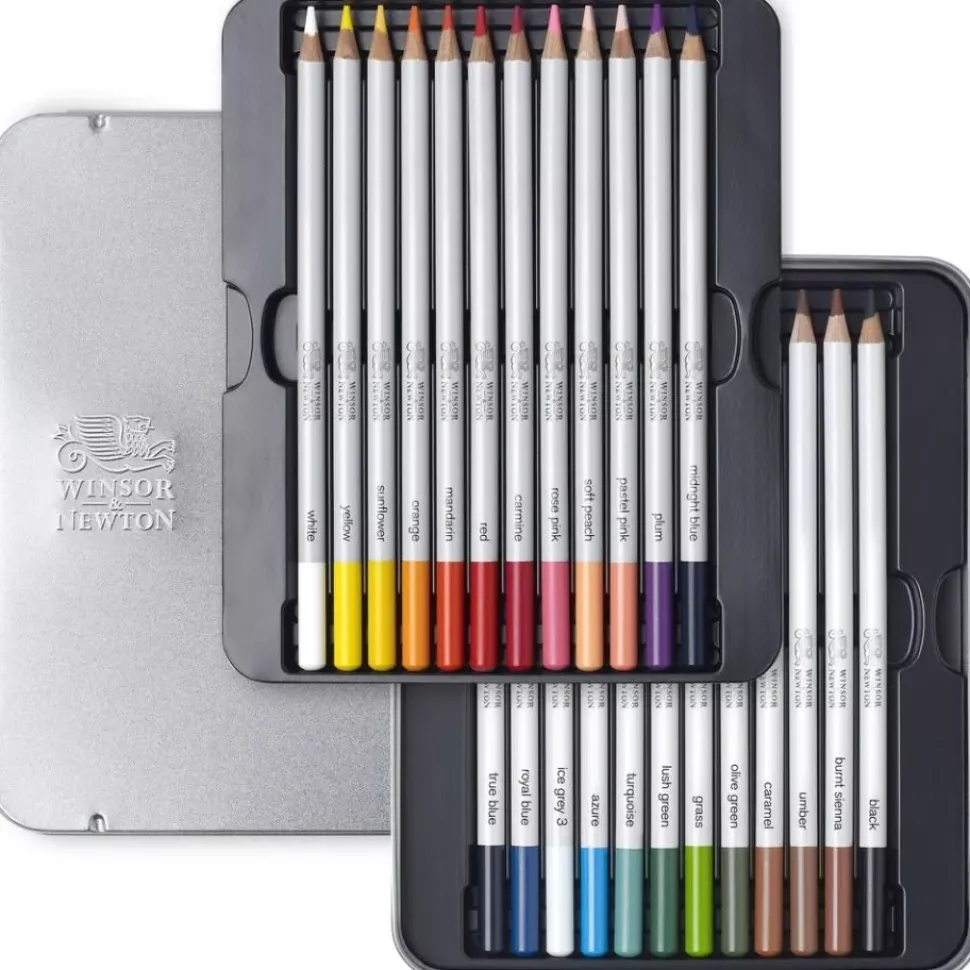 Caja metálica 24 lápices color Studio Collection Winsor & Newton