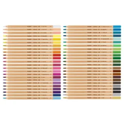 Caja metálica 48 lápices colores mina gruesa Milan