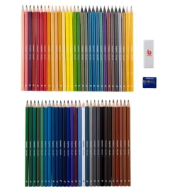 Caja Metálica 60 Lápices de Colores Pequeños Artistas Bruynzeel