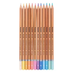Caja Metálica 12 Lápices de Colores Pastel Bruynzeel