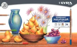 Caja Metálica 36 Lápices de Colores Rembrandt Polycolor Lyra
