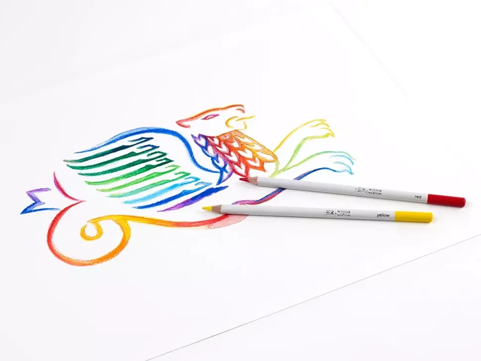Caja Metálica 48 Lápices de Colores Acuarelables Winsor and Newton