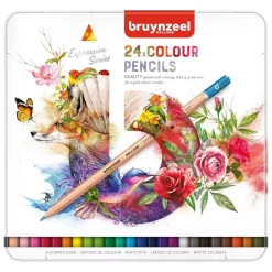 Caja metálica 24 Lápices Expression Bruynzeel