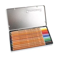 Caja metálica 12 lápices pastel Cretacolor