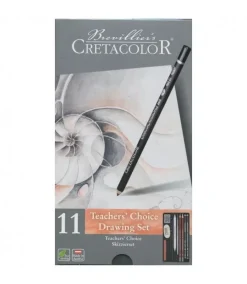 Caja metálica 11 piezas Teachers' Choice Cretacolor