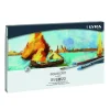 Caja metálica de 48 ceras acuarelables Aquacolor Lyra