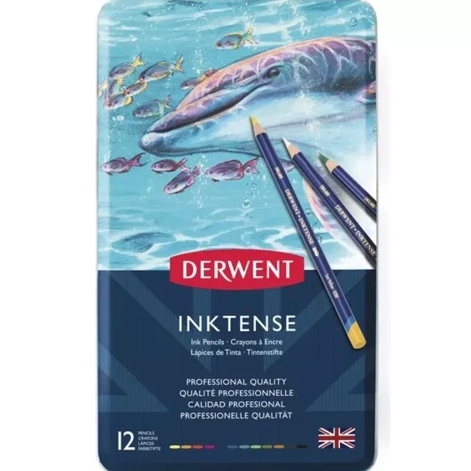 Caja metálica lápices Inktense Derwent