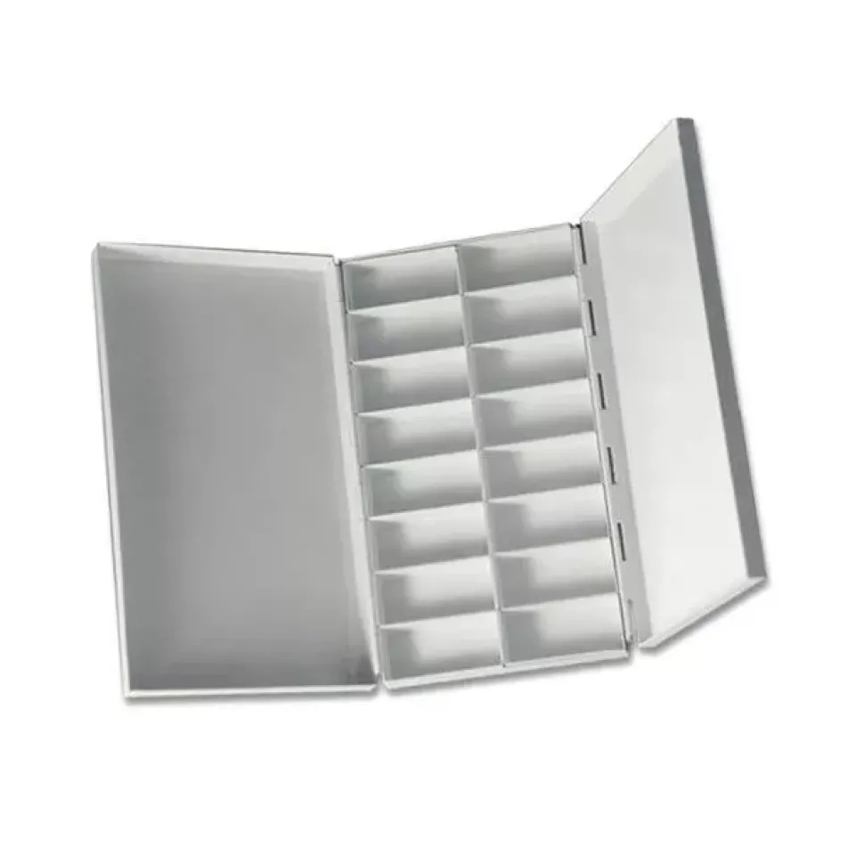 Caja metálica rellenable