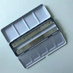 Caja Metálica Vacía para 24 Pastillas de Acuarela Phoenix