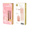 Caja regalo bolígrafo, portaminas y afilaborra rosa Lava Capsule Milan