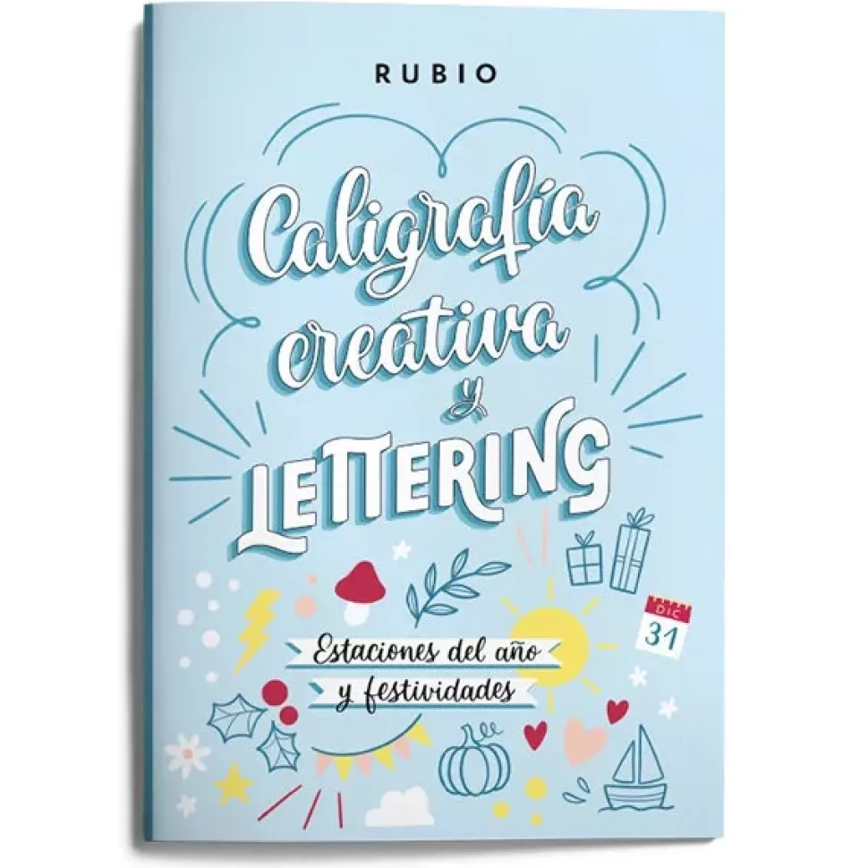 Caligrafía creativa y Lettering Estaciones año y festividades