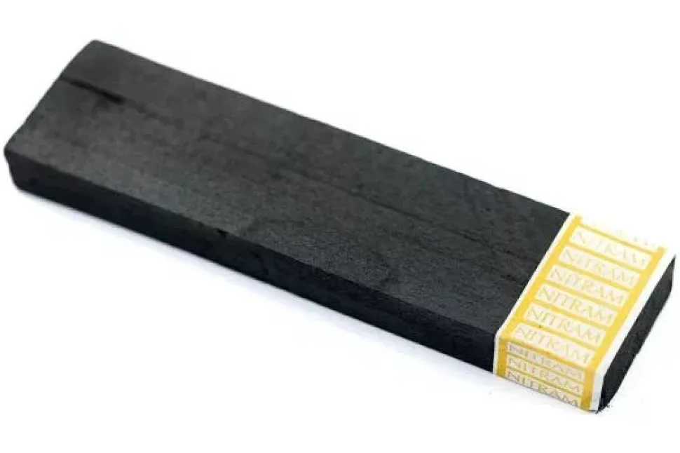 Carboncillo rectangular de sauce suave Nitram 46x152mm