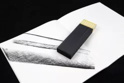 Carboncillo rectangular de sauce suave Nitram 46x152mm