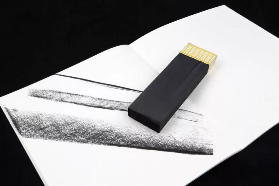 Carboncillo rectangular de sauce suave Nitram 46x152mm