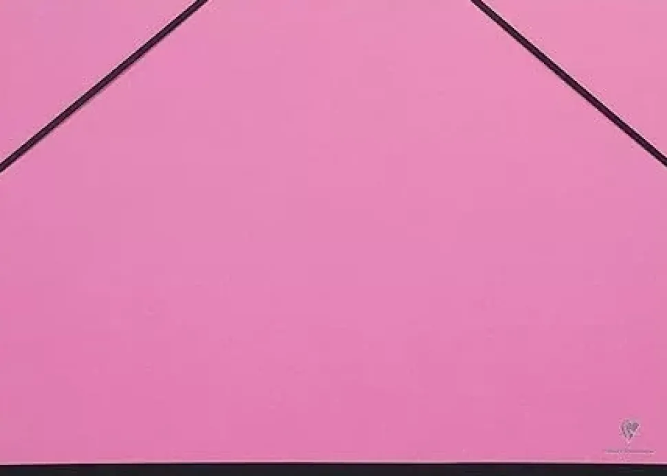 Carpeta de dibujo con cierre elástico fucsia 37x52cm Clairefontaine