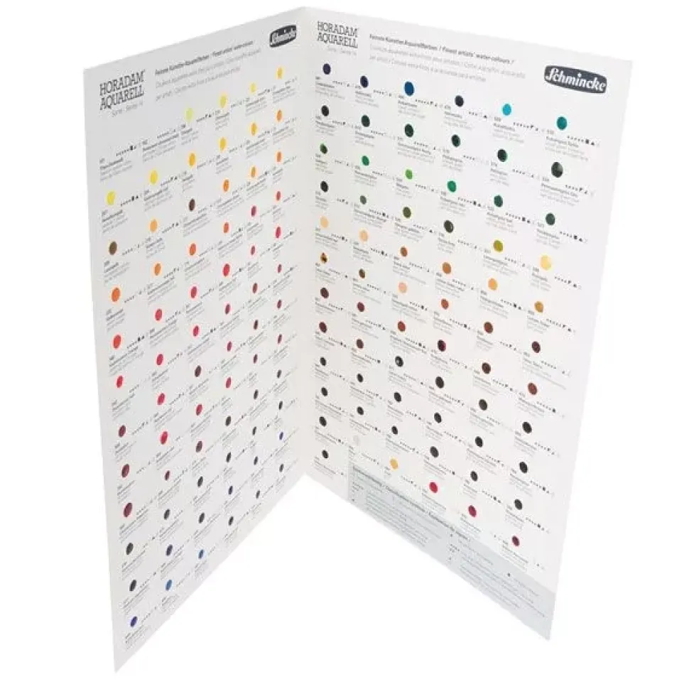 Carta 140 puntos de acuarela Horadam Schmincke
