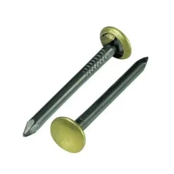 Clavos de acero con cabeza de latón 2cm Blitz