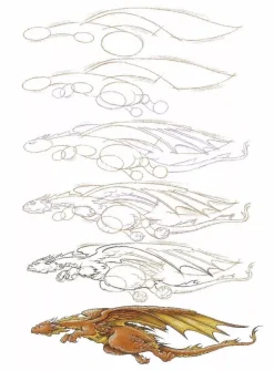 Cómo dibujar dragones en sencillos pasos