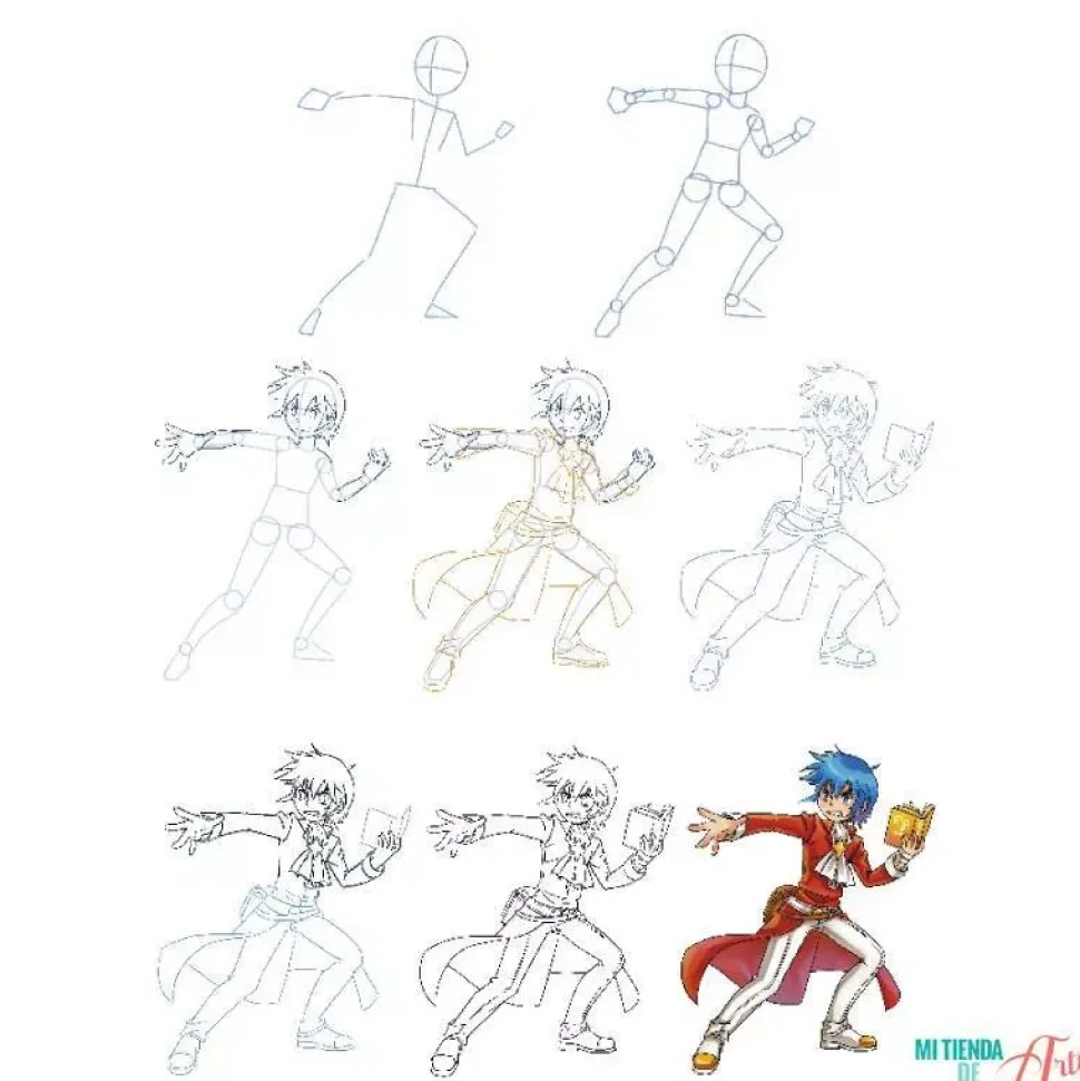 Cómo dibujar Manga chicos en sencillos pasos