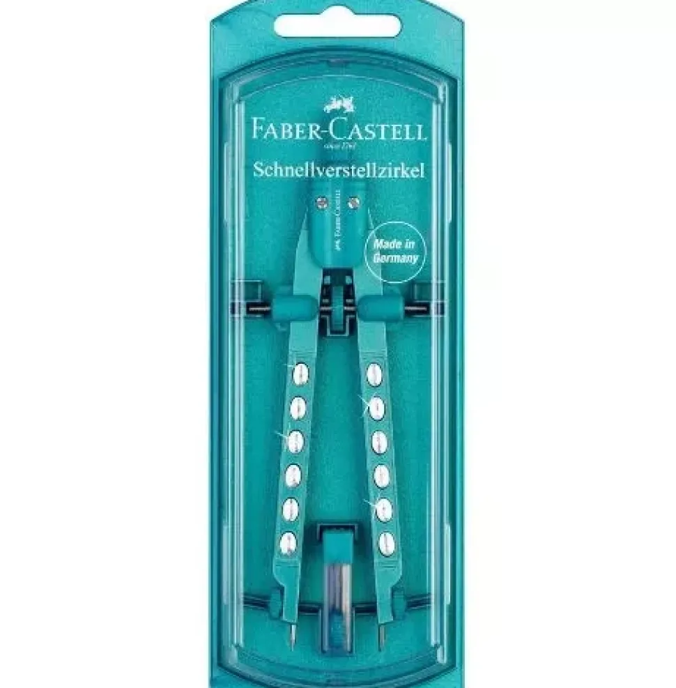 Compás de Ajuste Rápido Factory Sparkle Faber-Castell
