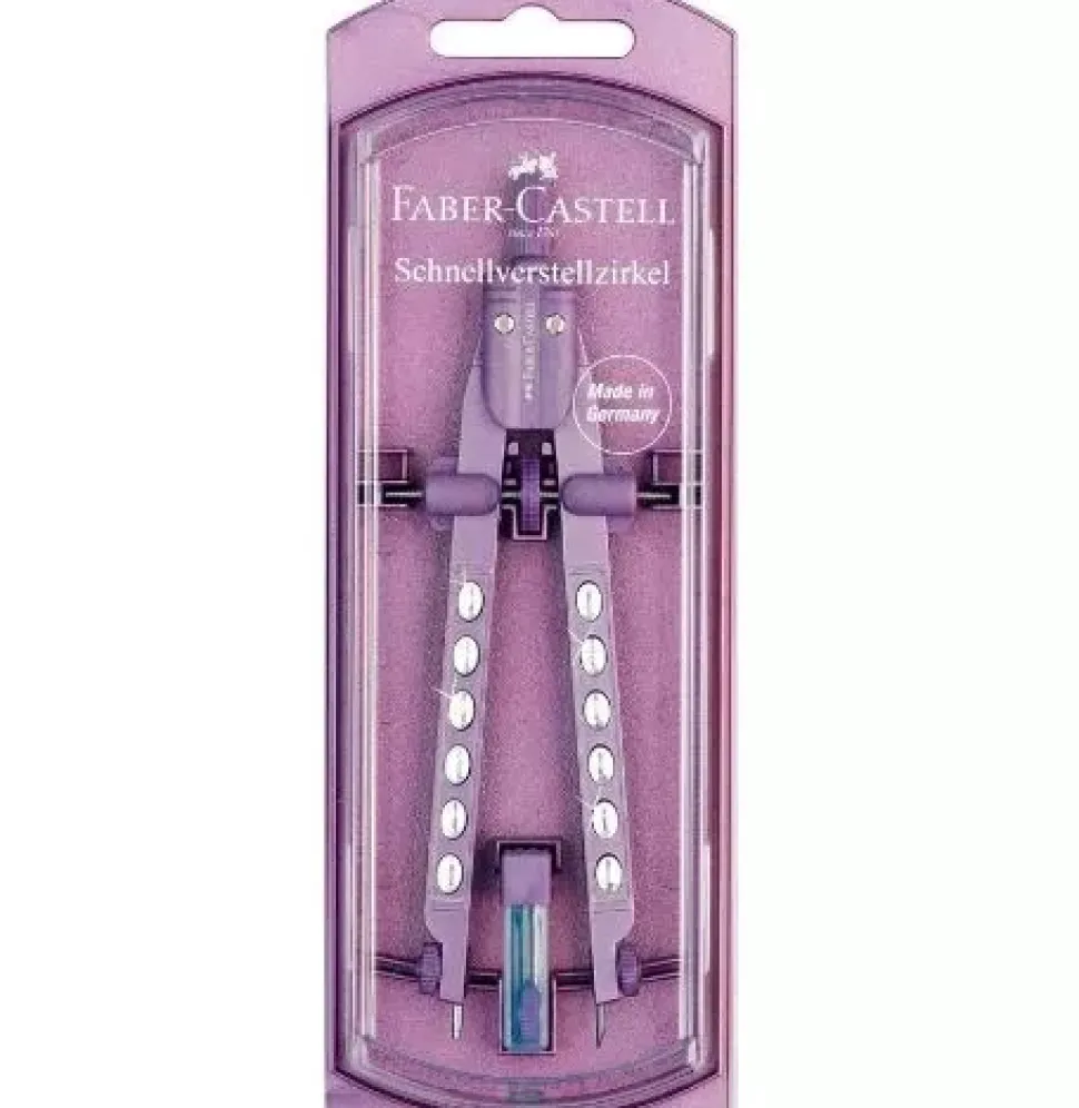 Compás de Ajuste Rápido Factory Sparkle Faber-Castell